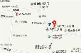 医院位置与交通路线图