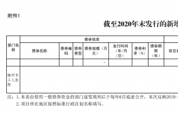 梧州工人医院债券信息公开（截至2020年末）